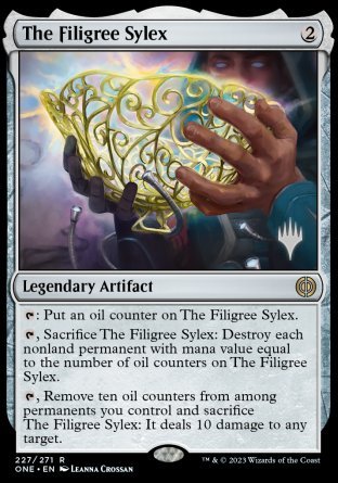 The Filigree Sylex (Promo Pack) [Phyrexia: All Will Be One Promos] | Game Grid - Logan