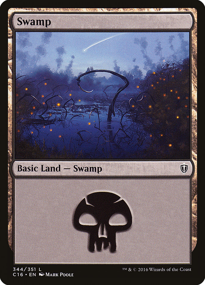 Swamp (344) [Commander 2016] | Game Grid - Logan