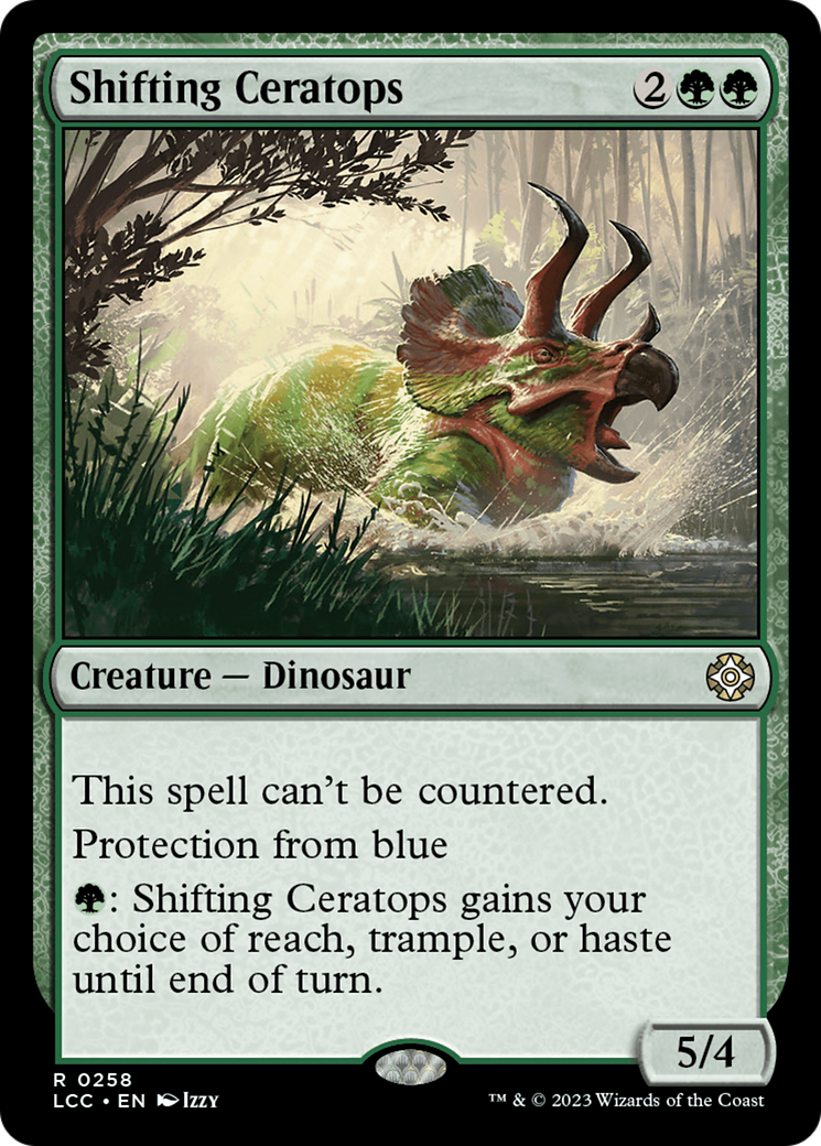 Shifting Ceratops [The Lost Caverns of Ixalan Commander] | Game Grid - Logan