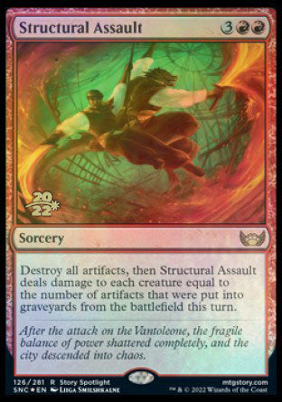 Structural Assault [Streets of New Capenna Prerelease Promos] | Game Grid - Logan