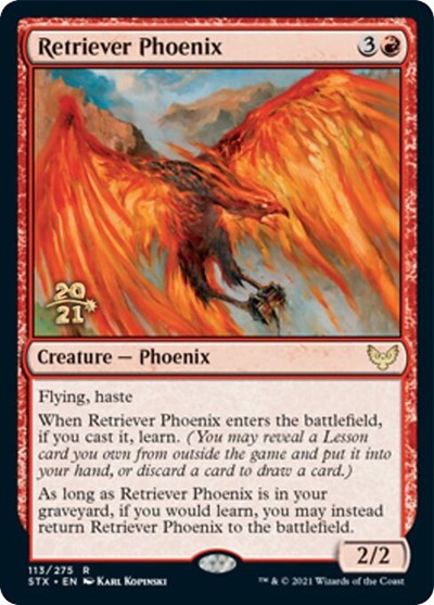 Retriever Phoenix [Strixhaven: School of Mages Prerelease Promos] | Game Grid - Logan