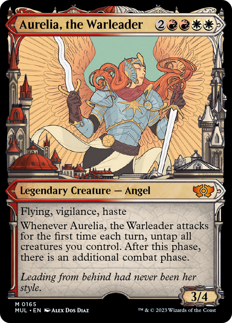 Aurelia, the Warleader (Halo Foil) [Multiverse Legends] | Game Grid - Logan