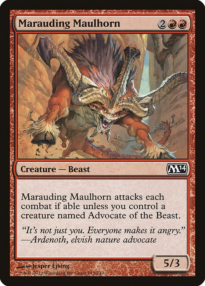 Marauding Maulhorn [Magic 2014] | Game Grid - Logan