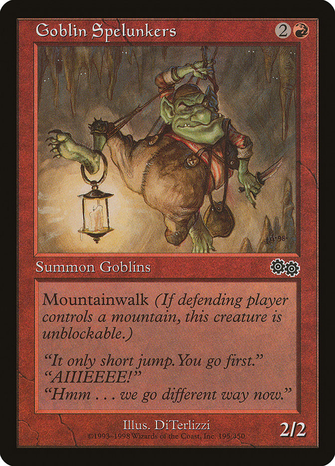Goblin Spelunkers [Urza's Saga] | Game Grid - Logan