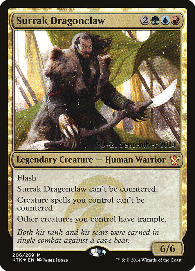 Surrak Dragonclaw [Khans of Tarkir Prerelease Promos] | Game Grid - Logan