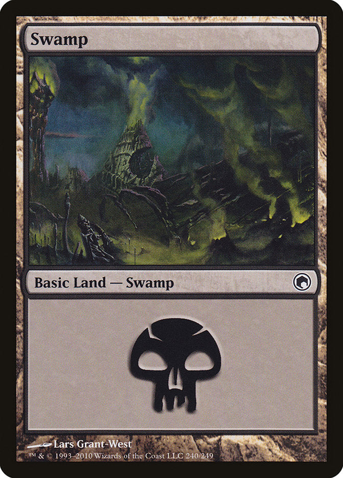 Swamp (240) [Scars of Mirrodin] | Game Grid - Logan