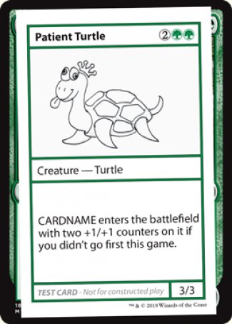 Patient Turtle (2021 Edition) [Mystery Booster Playtest Cards] | Game Grid - Logan