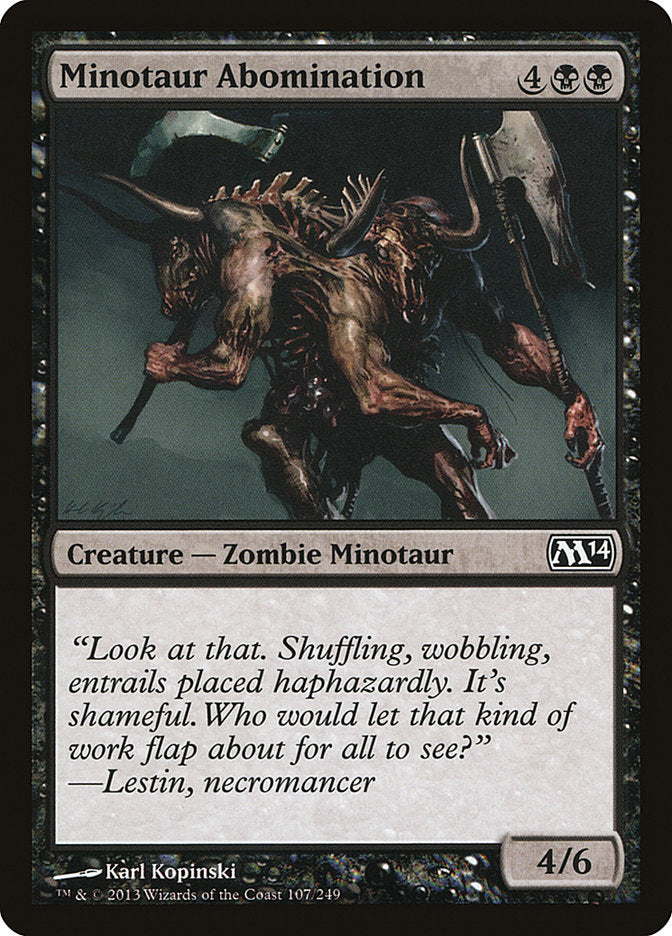 Minotaur Abomination [Magic 2014] | Game Grid - Logan