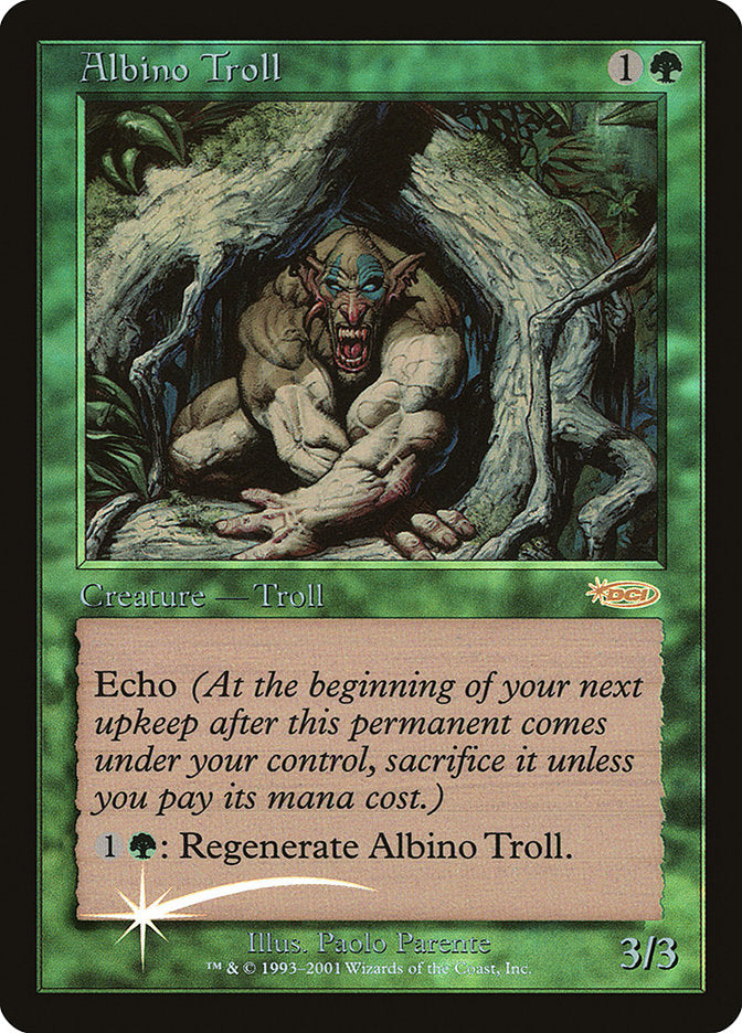 Albino Troll [Friday Night Magic 2002] | Game Grid - Logan