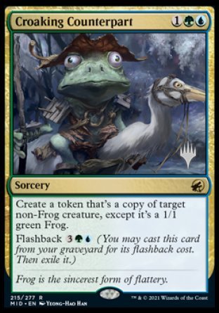 Croaking Counterpart (Promo Pack) [Innistrad: Midnight Hunt Promos] | Game Grid - Logan