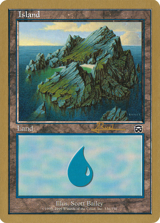 Island (ar336a) (Antoine Ruel) [World Championship Decks 2001] | Game Grid - Logan