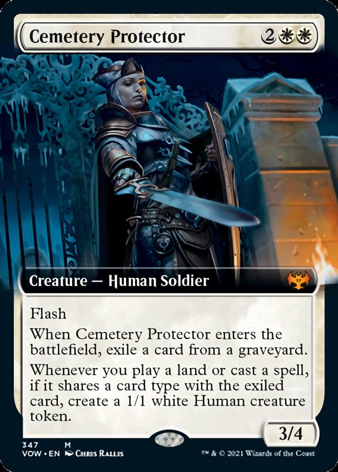 Cemetery Protector (Extended Art) [Innistrad: Crimson Vow] | Game Grid - Logan