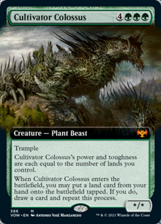 Cultivator Colossus (Extended Art) [Innistrad: Crimson Vow] | Game Grid - Logan