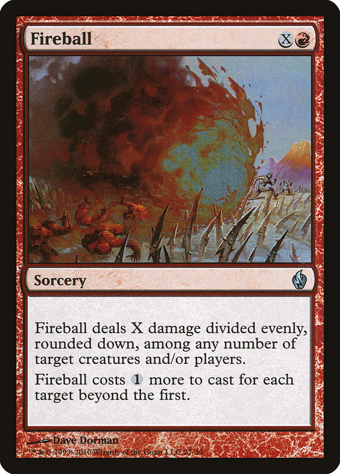 Fireball [Premium Deck Series: Fire and Lightning] | Game Grid - Logan