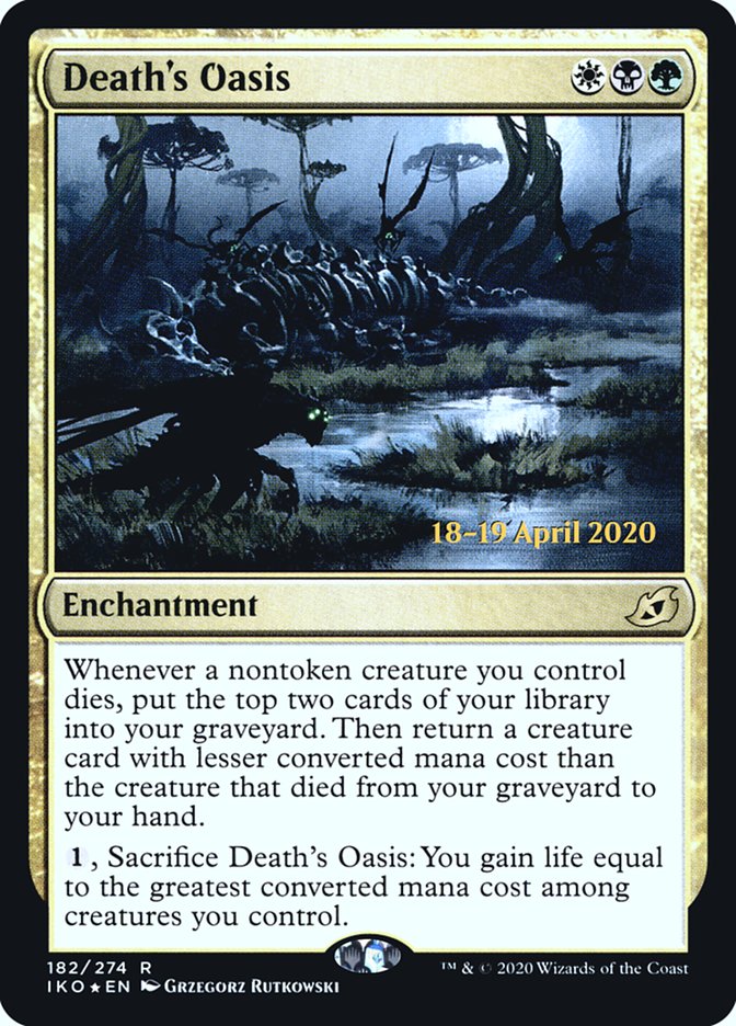 Death's Oasis [Ikoria: Lair of Behemoths Prerelease Promos] | Game Grid - Logan