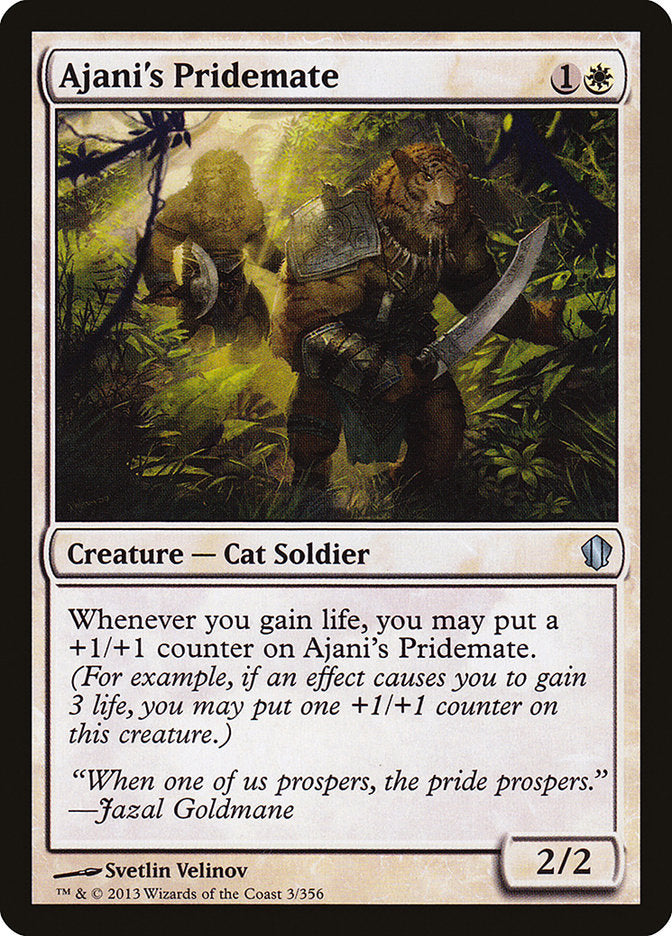 Ajani's Pridemate [Commander 2013] | Game Grid - Logan