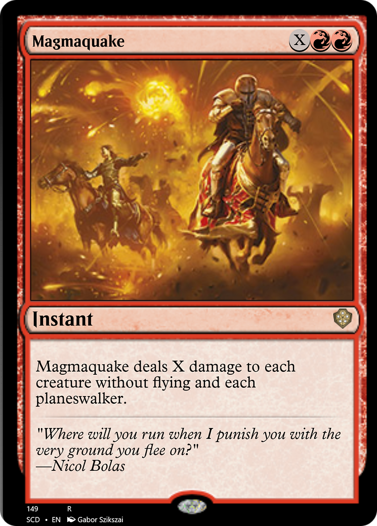 Magmaquake [Starter Commander Decks] | Game Grid - Logan