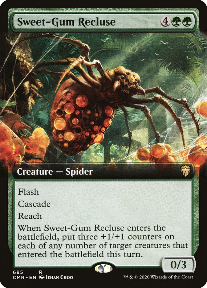 Sweet-Gum Recluse (Extended Art) [Commander Legends] | Game Grid - Logan