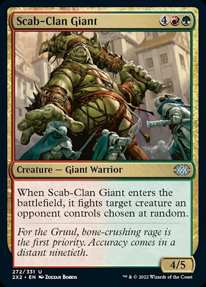 Scab-Clan Giant [Double Masters 2022] | Game Grid - Logan