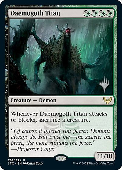 Daemogoth Titan (Promo Pack) [Strixhaven: School of Mages Promos] | Game Grid - Logan