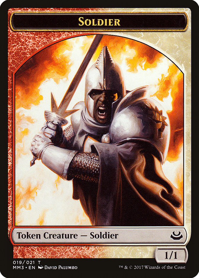 Soldier Token (019/021) [Modern Masters 2017 Tokens] | Game Grid - Logan