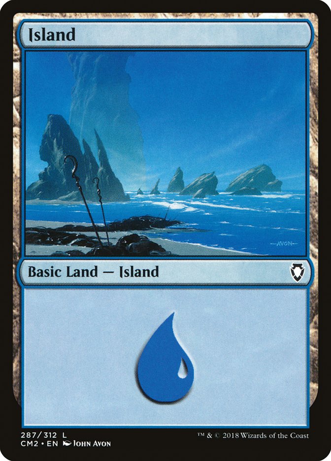 Island (287) [Commander Anthology Volume II] | Game Grid - Logan
