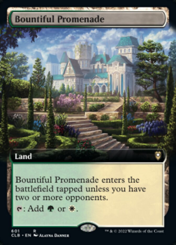 Bountiful Promenade (Extended Art) [Commander Legends: Battle for Baldur's Gate] | Game Grid - Logan