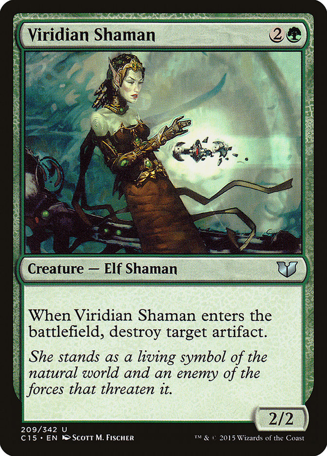 Viridian Shaman [Commander 2015] | Game Grid - Logan