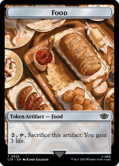 Ballistic Boulder // Food (0022) Double-Sided Token (Surge Foil) [The Lord of the Rings: Tales of Middle-Earth Tokens] | Game Grid - Logan