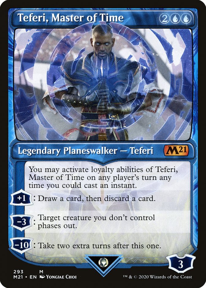 Teferi, Master of Time (Showcase) (293) [Core Set 2021] | Game Grid - Logan