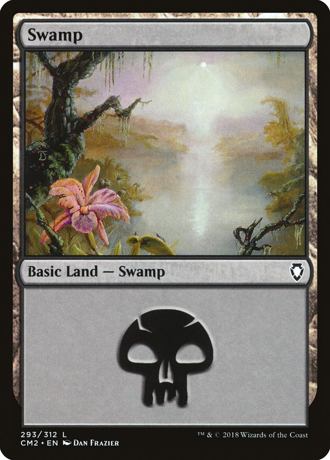 Swamp (293) [Commander Anthology Volume II] | Game Grid - Logan