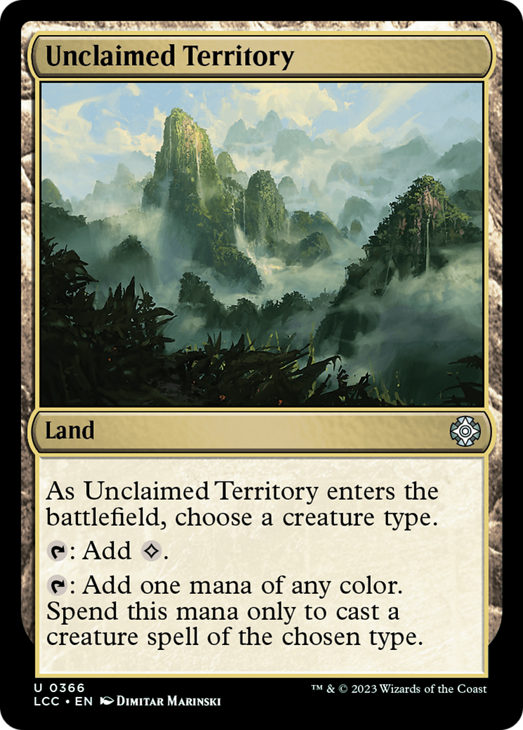 Unclaimed Territory [The Lost Caverns of Ixalan Commander] | Game Grid - Logan