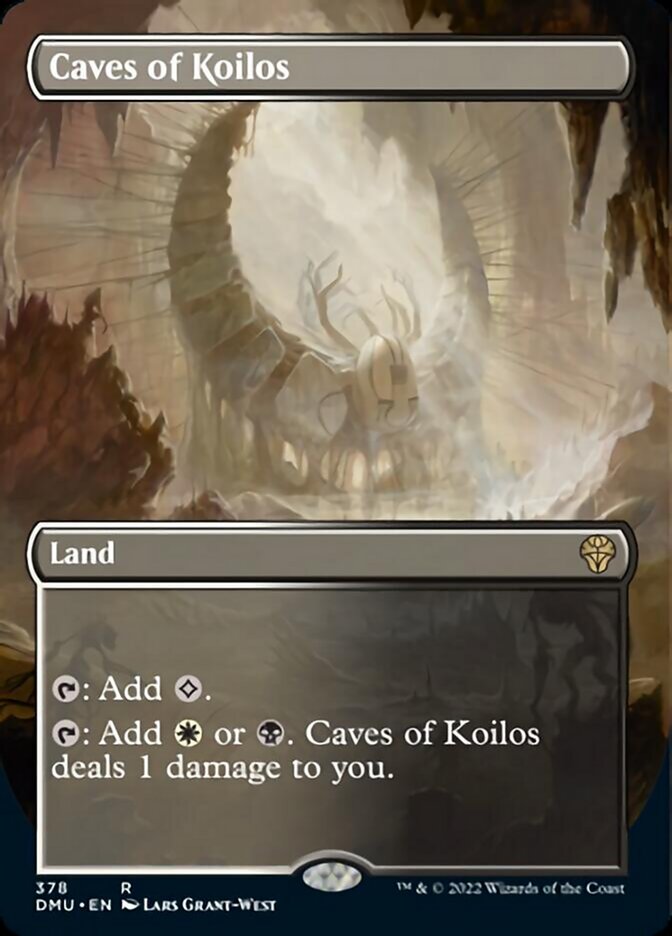 Caves of Koilos (Borderless Alternate Art) [Dominaria United] | Game Grid - Logan