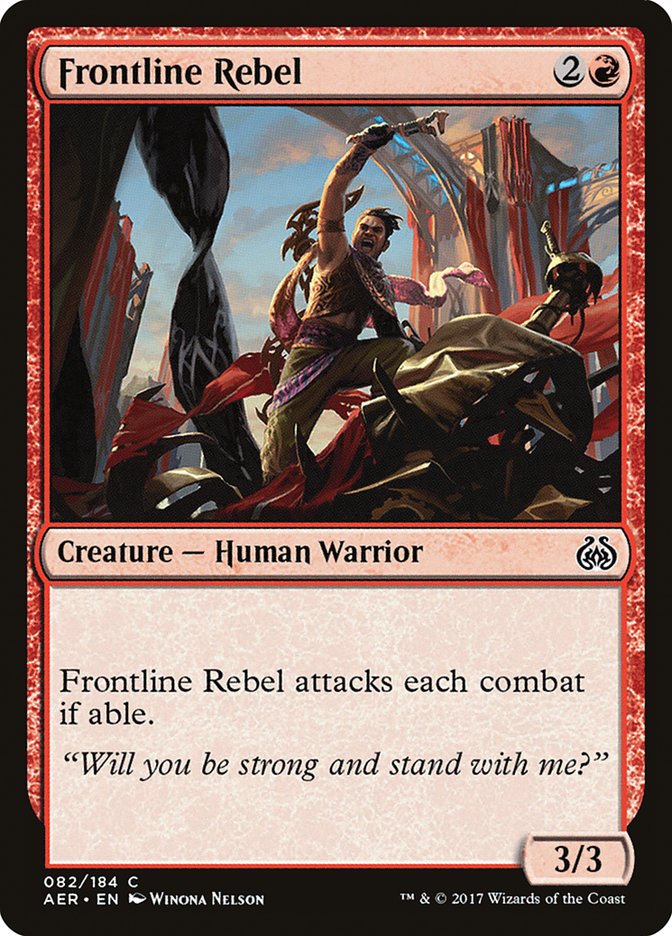 Frontline Rebel [Aether Revolt] | Game Grid - Logan