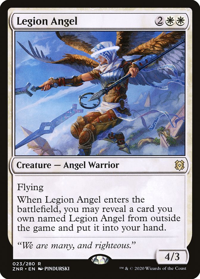 Legion Angel [Zendikar Rising] | Game Grid - Logan