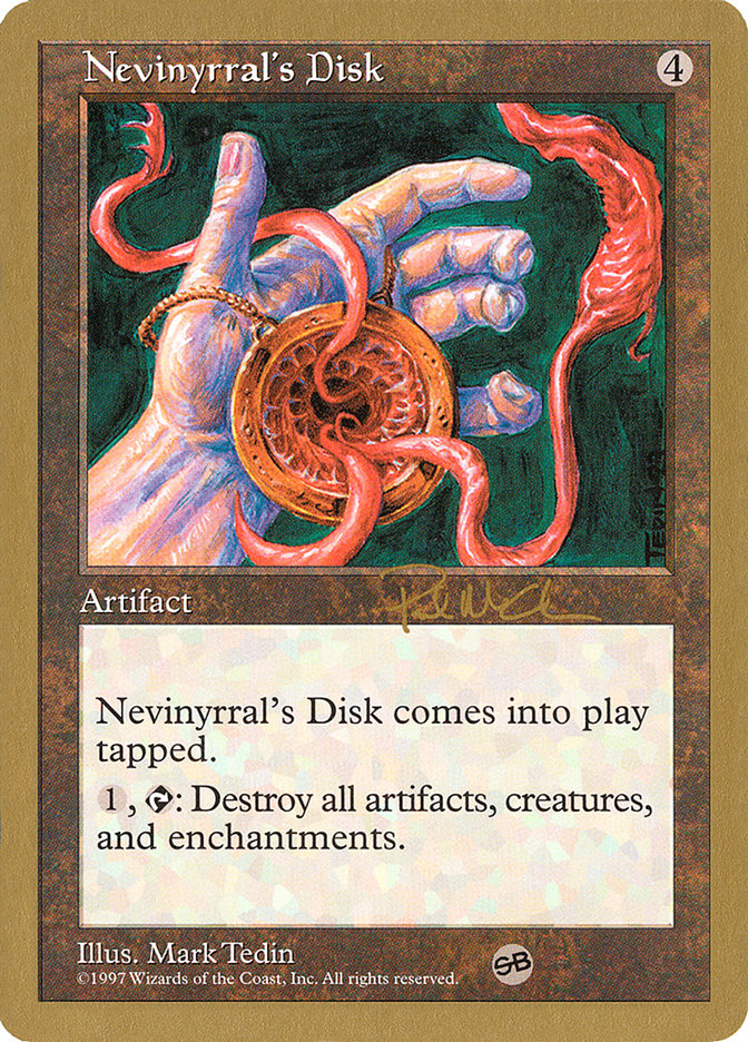 Nevinyrral's Disk (Paul McCabe) (SB) [World Championship Decks 1997] | Game Grid - Logan