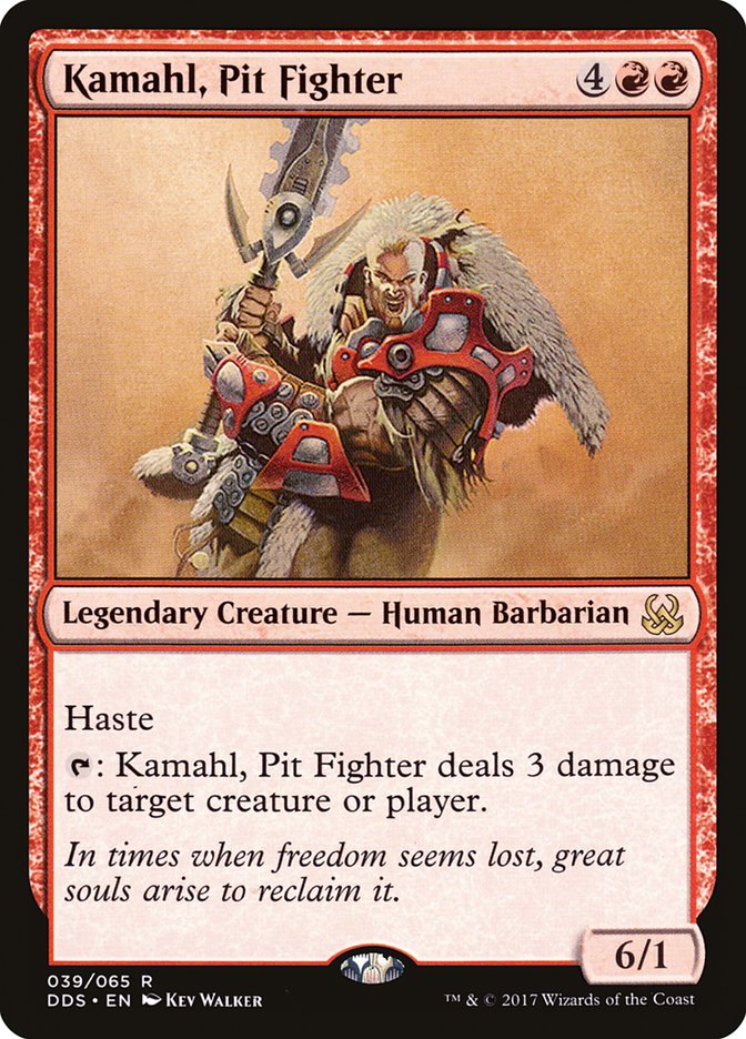 Kamahl, Pit Fighter [Duel Decks: Mind vs. Might] | Game Grid - Logan