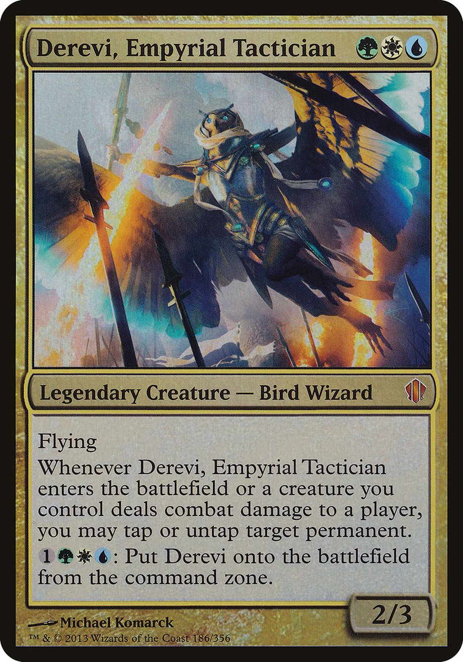 Derevi, Empyrial Tactician (Oversized) [Commander 2013 Oversized] | Game Grid - Logan