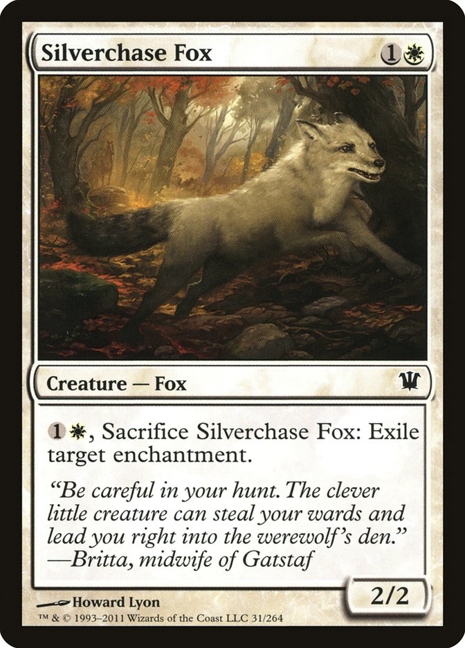 Silverchase Fox [Innistrad] | Game Grid - Logan