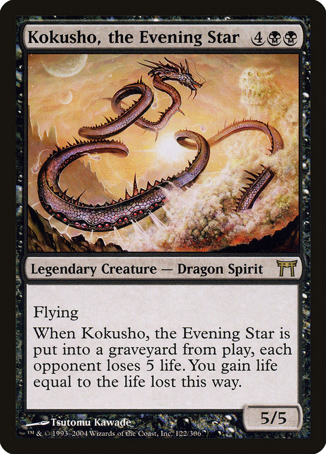 Kokusho, the Evening Star [Champions of Kamigawa] | Game Grid - Logan