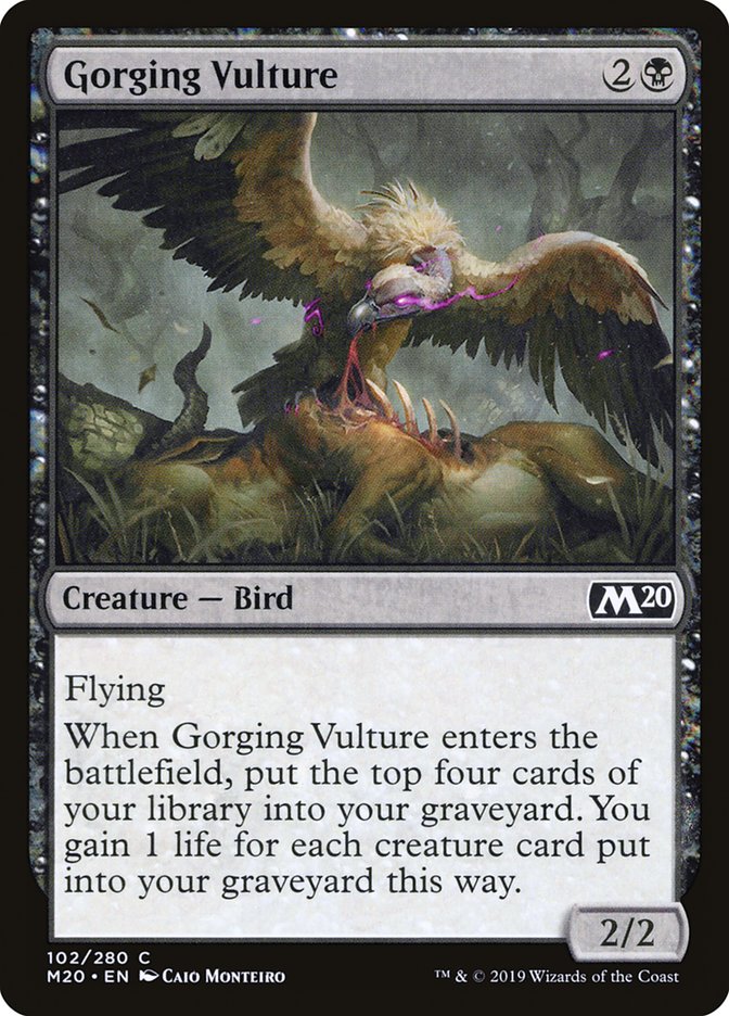 Gorging Vulture [Core Set 2020] | Game Grid - Logan