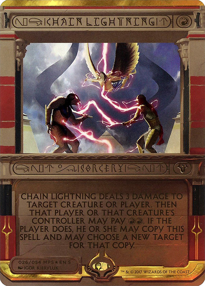 Chain Lightning (Invocation) [Amonkhet Invocations] | Game Grid - Logan