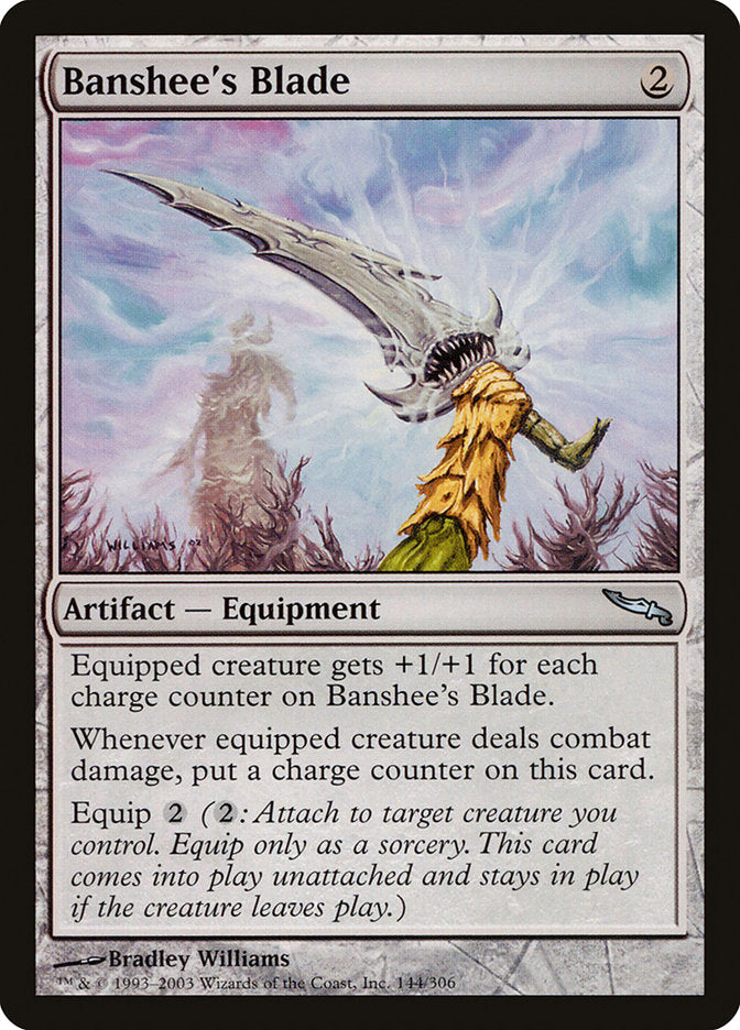 Banshee's Blade [Mirrodin] | Game Grid - Logan