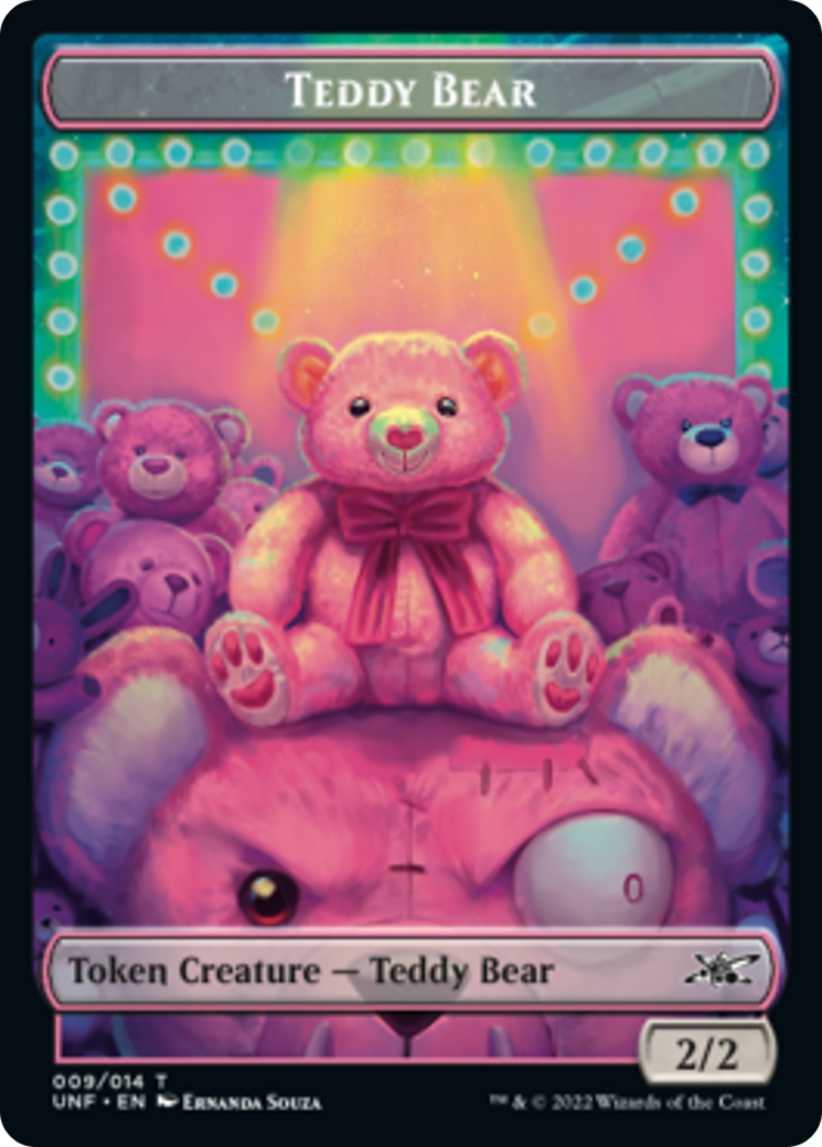 Teddy Bear // Treasure (013) Double-Sided Token [Unfinity Tokens] | Game Grid - Logan