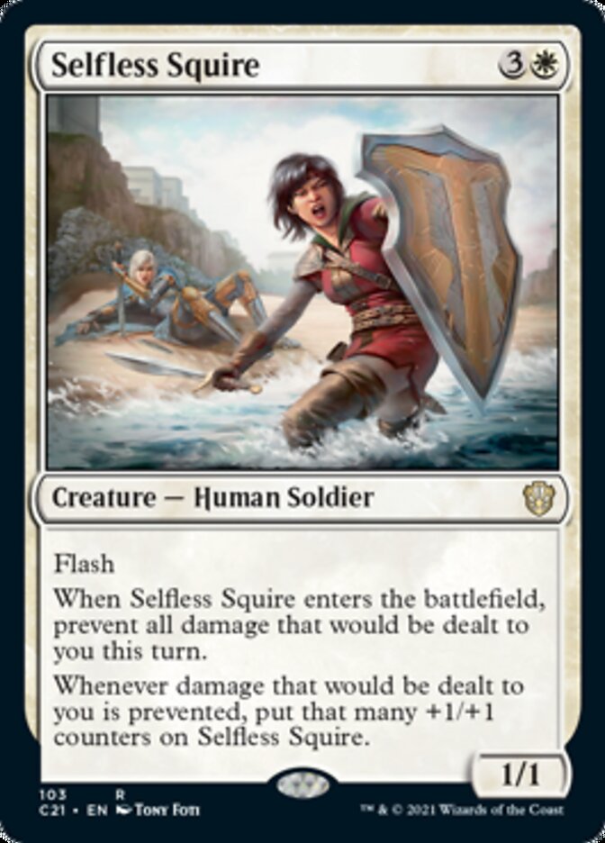 Selfless Squire [Commander 2021] | Game Grid - Logan