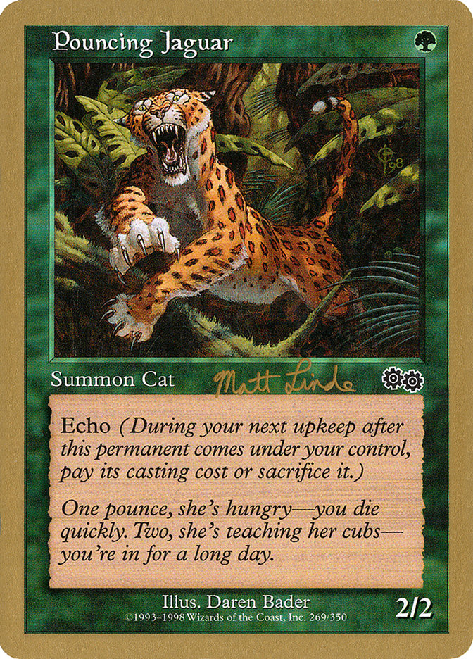 Pouncing Jaguar (Matt Linde) [World Championship Decks 1999] | Game Grid - Logan