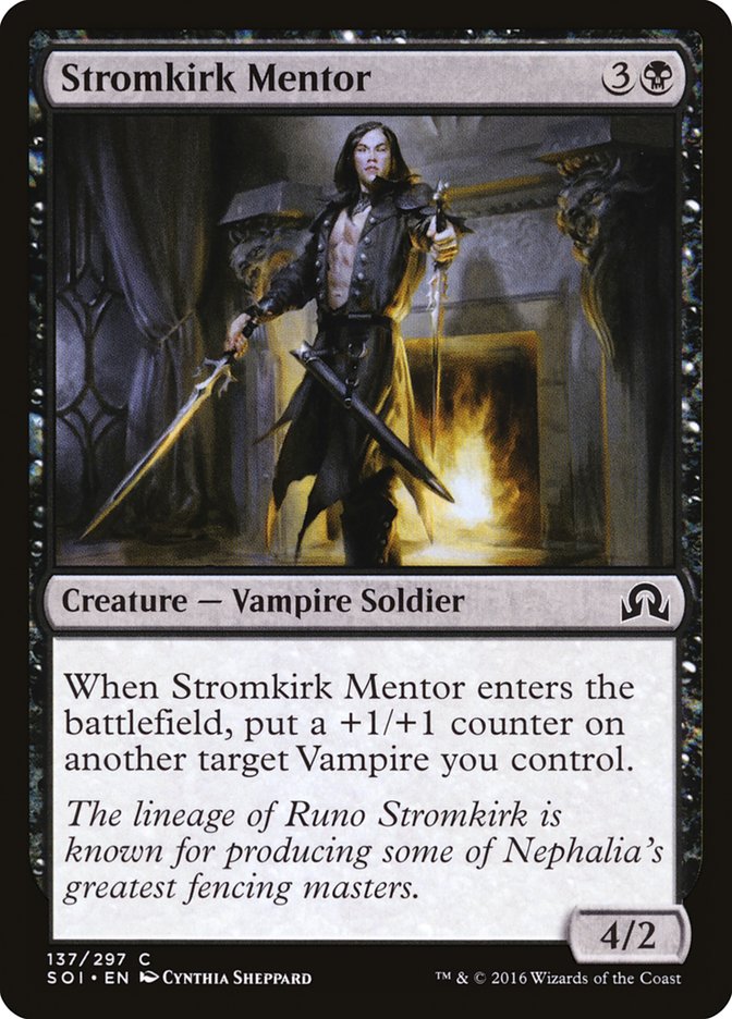 Stromkirk Mentor [Shadows over Innistrad] | Game Grid - Logan