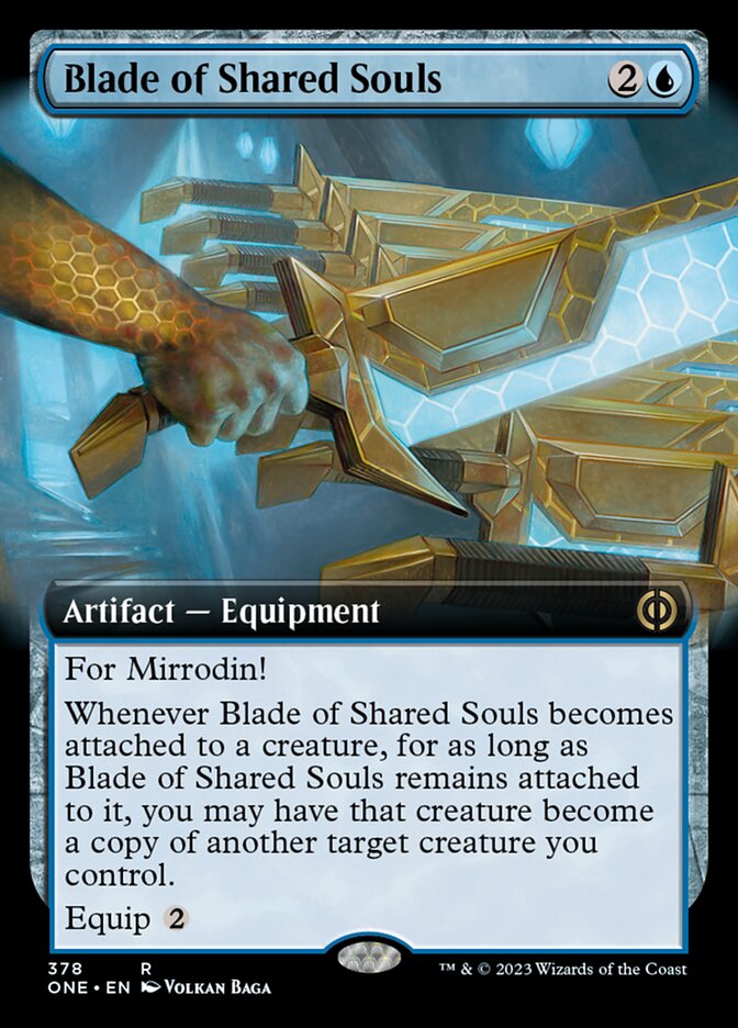 Blade of Shared Souls (Extended Art) [Phyrexia: All Will Be One] | Game Grid - Logan