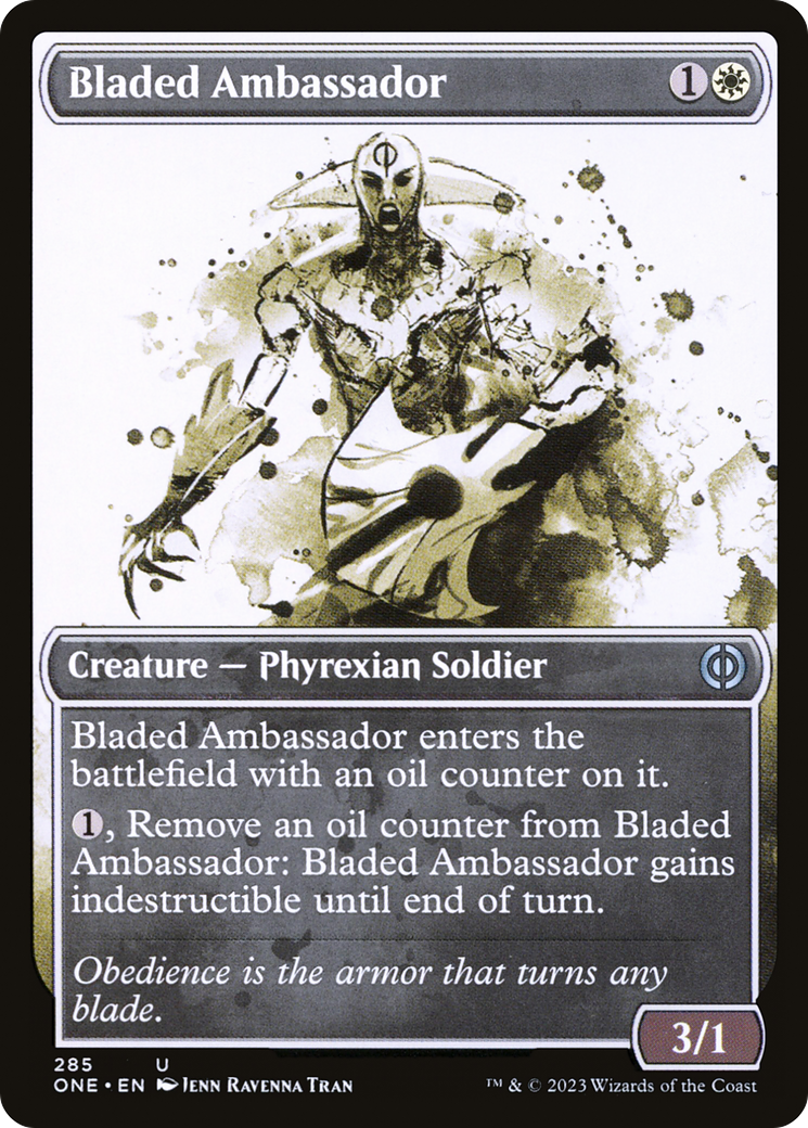 Bladed Ambassador (Showcase Ichor) [Phyrexia: All Will Be One] | Game Grid - Logan