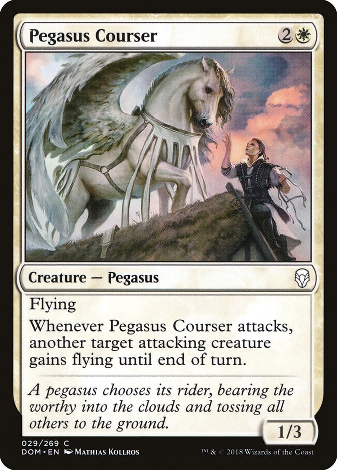 Pegasus Courser [Dominaria] | Game Grid - Logan